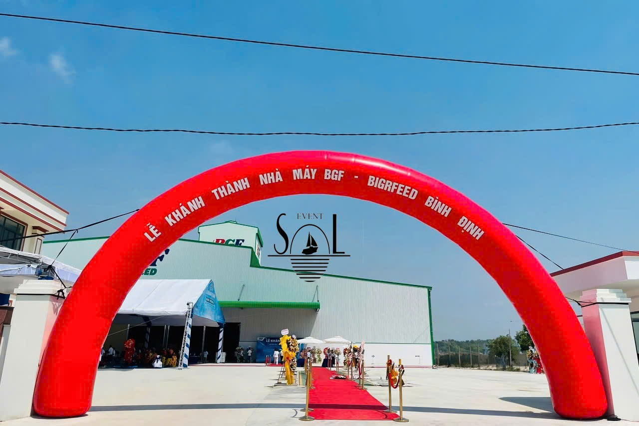 SOL EVENT TRIỂN KHAI TRỌN GÓI LỄ KHÁNH THÀNH NHÀ MÁY BGF-BIGRFEED