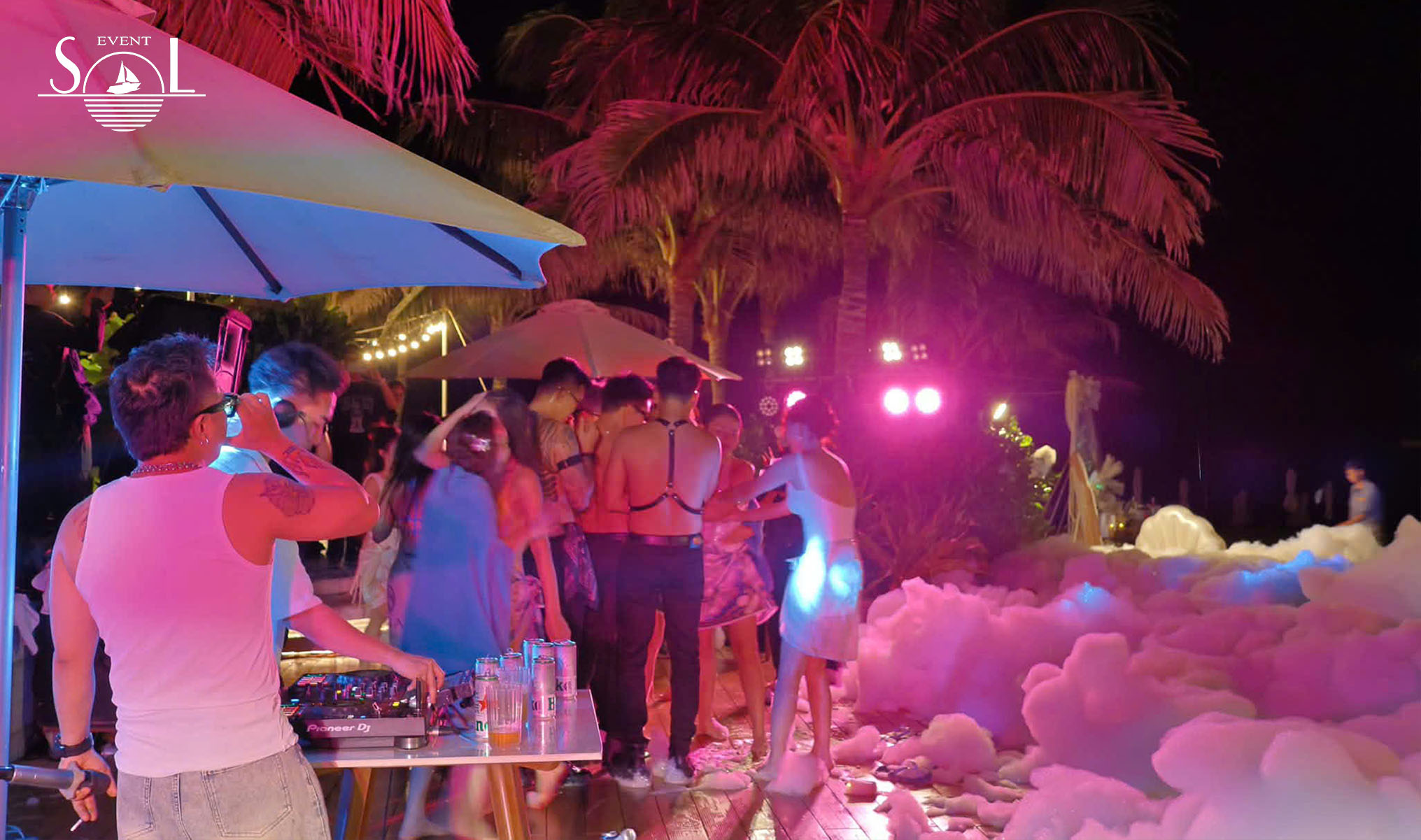 Setup Âm Thanh Ánh Sáng Gala Dinner Pool Party | SOL Event