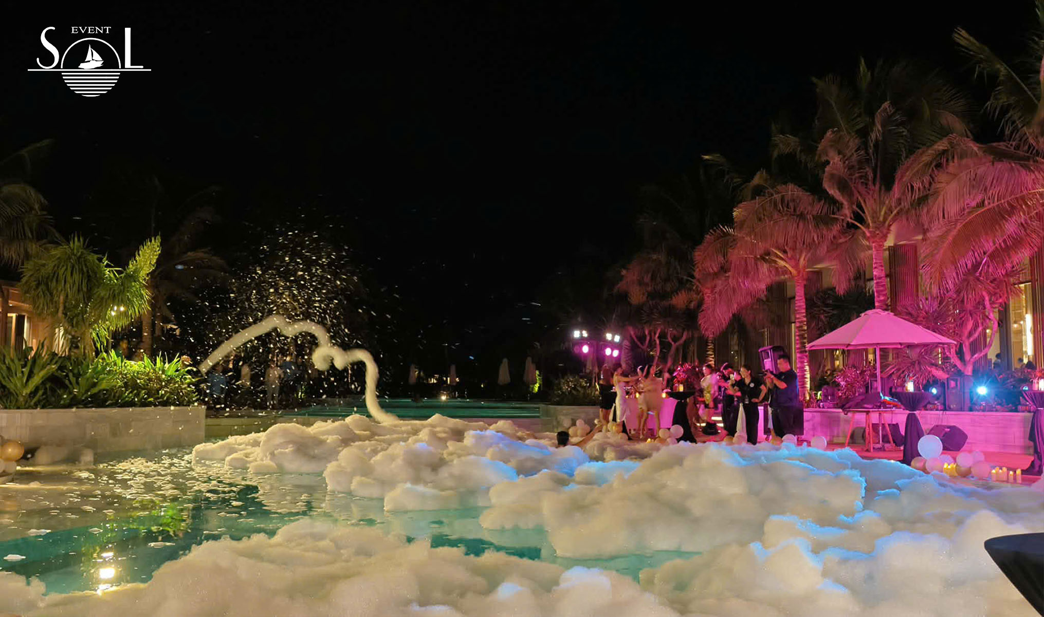 Setup Âm Thanh Ánh Sáng Gala Dinner Pool Party | SOL Event