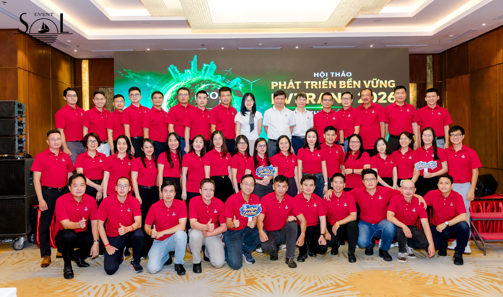 SOL Event cho thuê âm thanh, setup sân khấu hội nghị PVTrans PetroVietnam