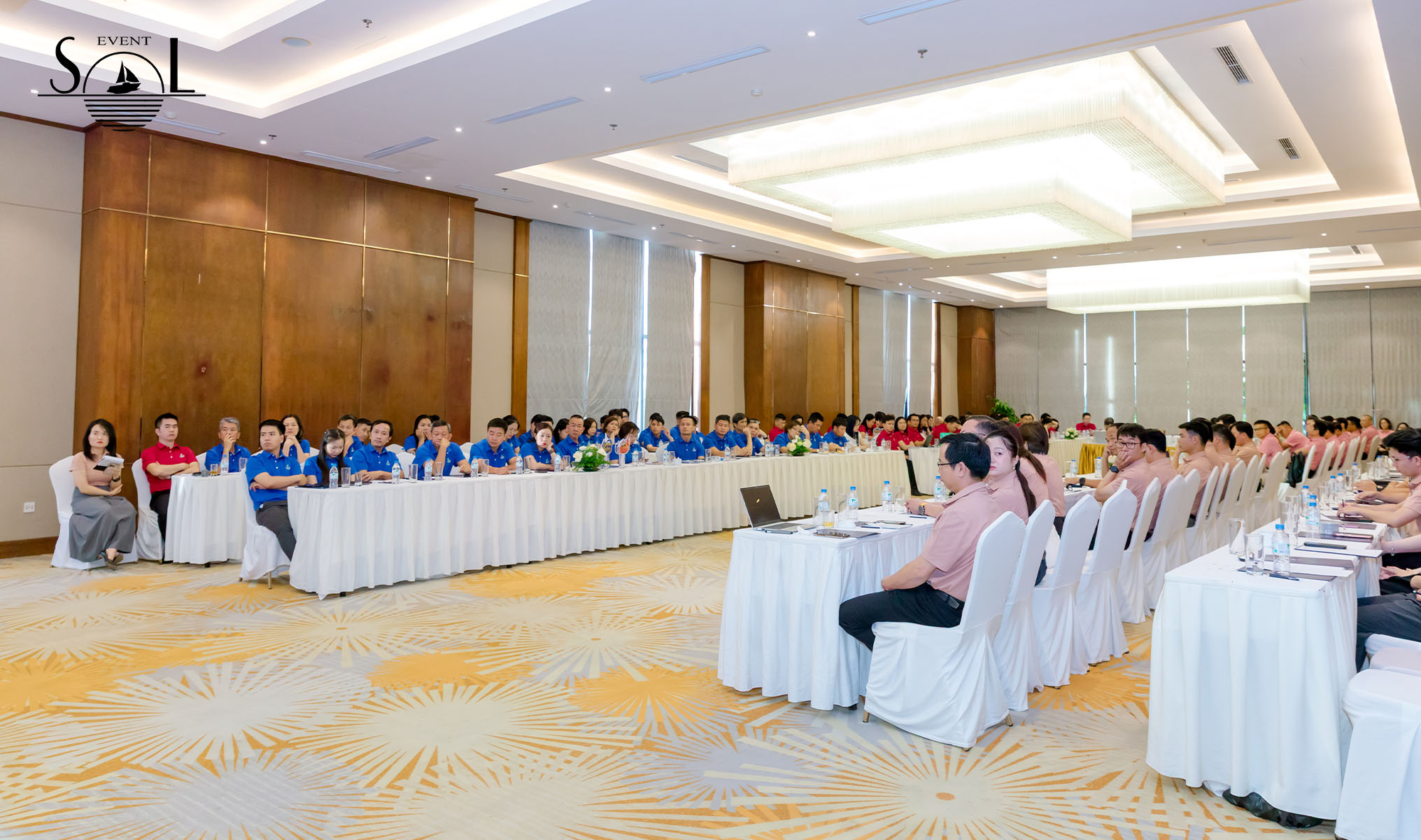 SOL Event cho thuê âm thanh, setup sân khấu hội nghị PVTrans PetroVietnam