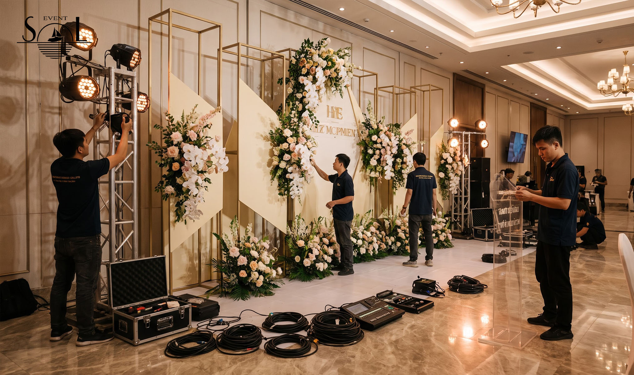 Thi công Backdrop tại Quy Nhơn, Gia Lai